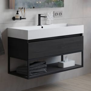 pianura Giulia Waschtisch mit Unterschrank 100 cm, mit 1 Hahnloch