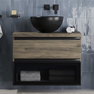 pianura Giulia Waschtisch mit Unterschrank 80,5 cm