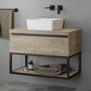 pianura Giulia Waschtisch mit Unterschrank 80 cm