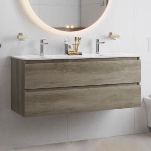 pianura Stella Doppelwaschtisch mit Unterschrank 122 cm