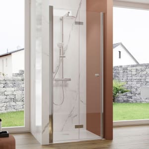 pianura Viola Drehfalttür für Nische 100 x 200 cm, Anschlag links