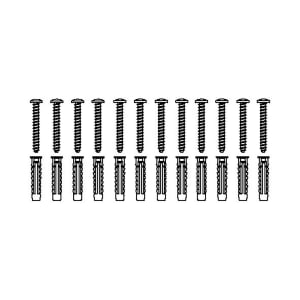 Pressalit Befestigungsmaterial für massives Mauerwerk 12er Set