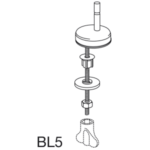 Pressalit Universalscharnier BL5 für WC-Sitz Raja