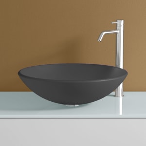 progettobagno Atollo Ø 43 Glas-Aufsatzwaschtisch