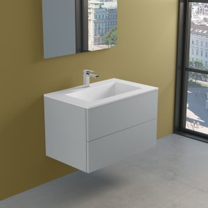 progettobagno Elba Lago Waschtisch mit Unterschrank 80 cm