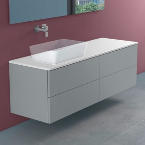 progettobagno Elba Modular Waschtischkonsole 160 cm,  Ausführung links
