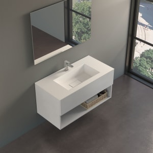 progettobagno Evo 54 Lago Uno Waschtisch mit Unterschrank 100 cm