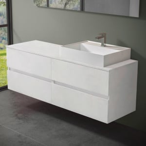 progettobagno Evo 54 Modular Waschtischkonsole 160 cm, Ausführung  rechts