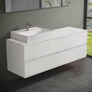 progettobagno Evo 54 Modular Waschtischkonsole 160 cm, Ausführung  links