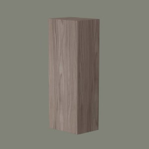 progettobagno Evo 54 Walnuss Vision Halbhochschrank 30 x 80 cm, Anschlag links