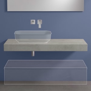 progettobagno Evo 10 Konsolenplatte 120 cm