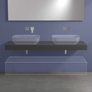 progettobagno Evo 10 Konsolenplatte 160 cm