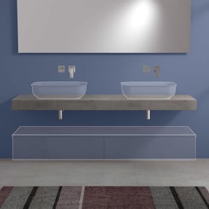 progettobagno Evo 10 Konsolenplatte 180 cm