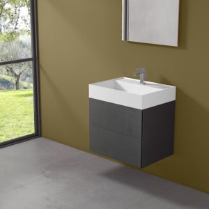 progettobagno Pianosa Hitek Waschtisch mit Unterschrank 60 cm wandhängend