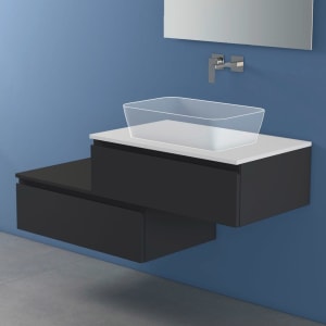 progettobagno Stresa Duo Modular Waschtischkonsole  130 cm rechts