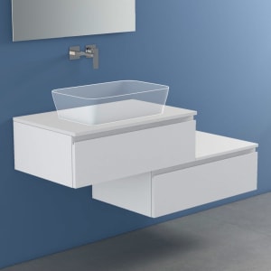 progettobagno Stresa Duo Modular Waschtischkonsole  130 cm links
