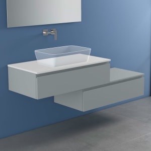 progettobagno Stresa Duo Modular Waschtischkonsole 160 cm links