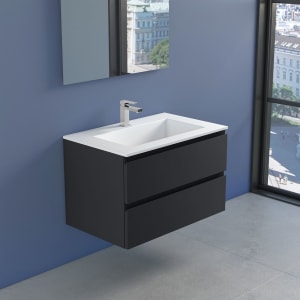 progettobagno Stresa Lago Waschtisch mit Unterschrank 80 cm
