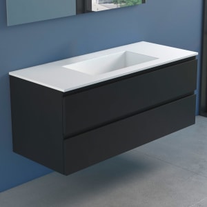 progettobagno Stresa Lago Waschtisch mit Unterschrank 120 cm ohne Hahnloch