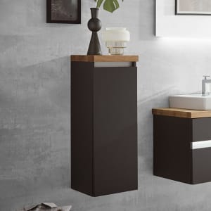 Puris b • essence Highboard 30,2 x 30 x 87 cm mit 1 Tür, Anschlag links, Griff 341