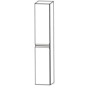 Puris b • straight Hochschrank 30 x 30 x 160 cm, mit 2 Türen, Anschlag links