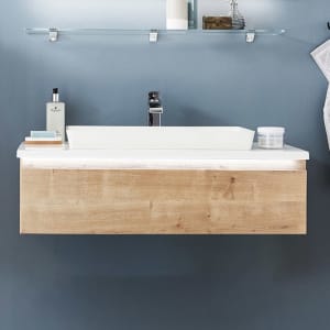 Puris b • straight Waschtischunterschrank 90 cm mit 1 Auszug