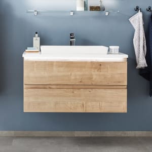 Puris b • straight Waschtischunterschrank 60 cm mit 2 Auszügen