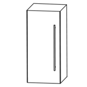 Puris c!mano Oberschrank 40 cm mit 1 Tür, Anschlag links, Griff 359
