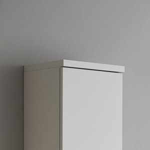 Puris c!puro / c!mano Ablageplatte 30,2 cm in Standardtiefe für Oberschrank, Stärke 2,8 cm