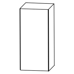 Puris c!puro Oberschrank 30 cm mit 1 Tür, Anschlag links, Griff 351