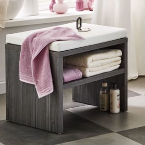 Puris Universal Sitzbank 60 cm mit Sitzkissen aus Kunstleder