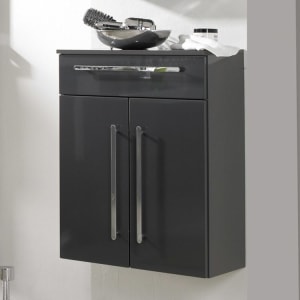 Puris Speed Highboard 60 cm mit 1 Schubkasten und 2 Türen