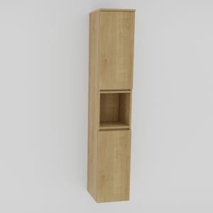 Puris Vora Hochschrank 30 cm mit 1 Tür, Anschlag rechts und Wäschekippe