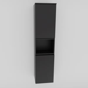 Puris Vora Hochschrank 40 cm mit 2 Türen, Anschlag rechts und 1 offenem Fach