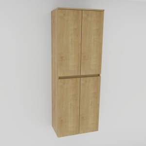 Puris Vora Hochschrank 60 cm mit 4 Türen und Wäscheauszug