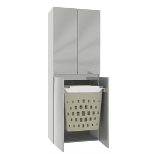 Puris Vora Hochschrank 60 cm mit 4 Türen und Wäscheauszug