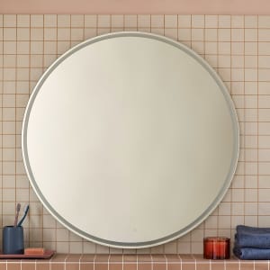 Puris Vora Flächenspiegel rund mit Spiegelheizung