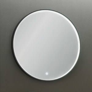Puris Vora Flächenspiegel rund mit Spiegelheizung