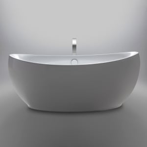 Repabad Ferrara freistehende Ovalbadewanne 180 x 85 cm