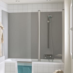 Repabad Glasabtrennung Livorno Mono Easy, 2-teilig