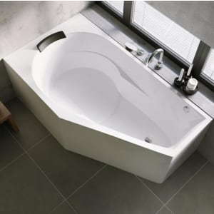 Riho Yukon Badewanne 160 x 90 cm mit Schürze, rechts für Eckeinbau