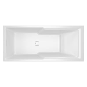 Riho Still Shower Rechteck-Badewanne 180 x 80 cm, Plug & Play und Riho Fall, rechts