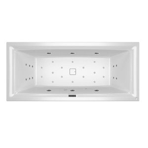Riho Still Square Whirlpool 180 x 80 cm Bliss 16 Aero Jets, rechts