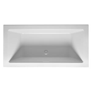 Riho Rethink Cubic Wall Badewanne, Back-2-Wall, Riho Fall, links 180 x 80 cm