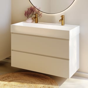 Riho Spring-Up Doppelwaschtisch RISE mit Unterschrank 100 cm
