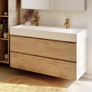 Riho Spring-Up Doppelwaschtisch RISE mit Unterschrank 120 cm