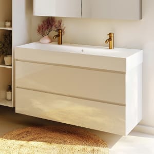 Riho Spring-Up Doppelwaschtisch RISE mit Unterschrank 120 cm