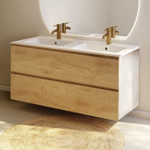 Riho Spring-Up Doppelwaschtisch DEW mit Unterschrank 120 cm