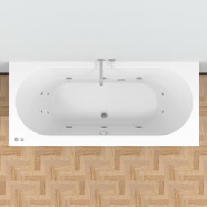 Riho Carolina 180 x 80 cm Easypool 3.1 mit pneumatischer Bedienung