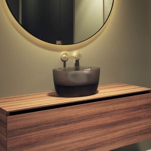 Riho Oval Aufsatzwaschtisch 38 x 33 x 20 cm